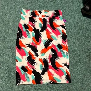 Colorful Abstract Print Women's Skirt